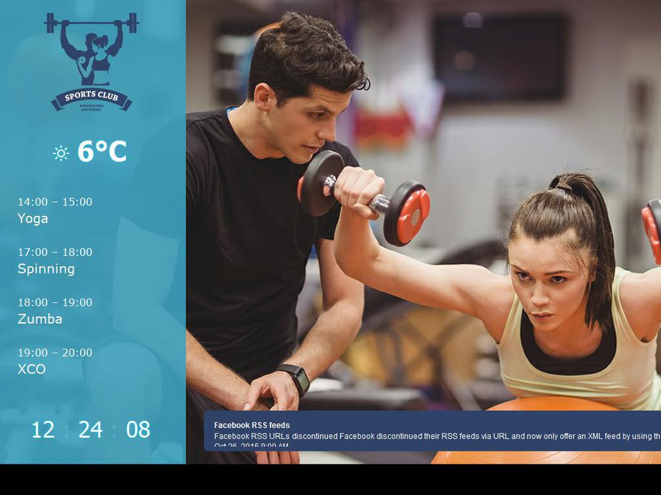 Gym template image